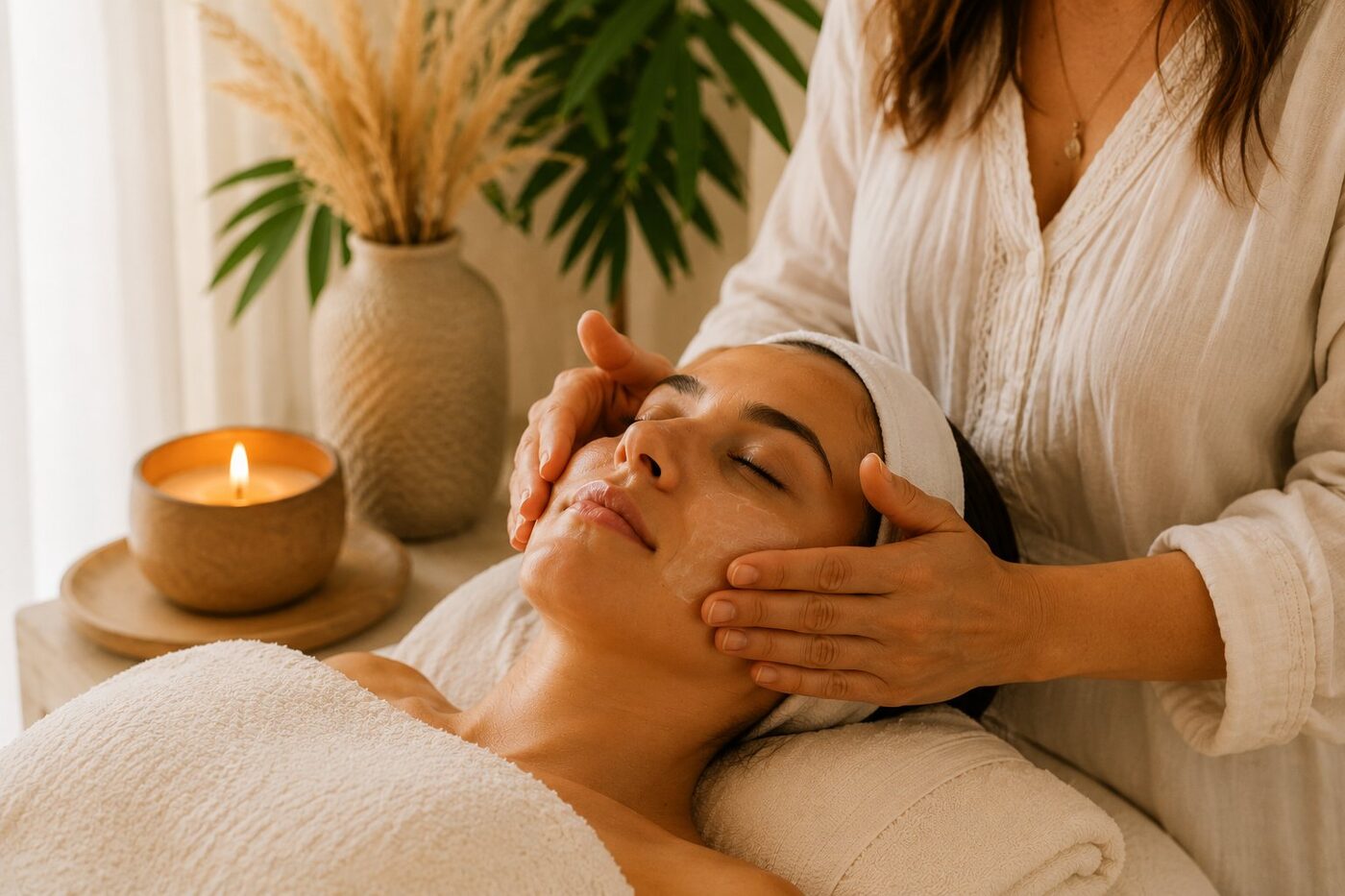 Customized facial treatment at Lemon & Honey Day Spa
