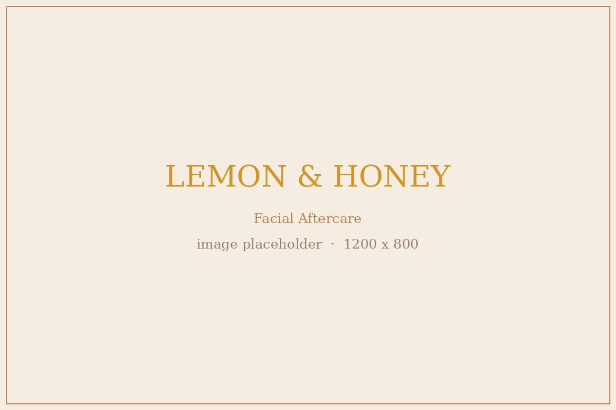 Glowing skin after a facial at Lemon & Honey Day Spa in the City of Orange, CA