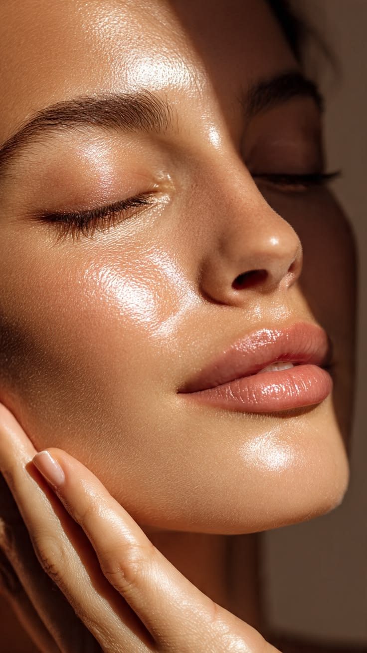 Glowing, healthy skin after the best facial in Orange County at Lemon & Honey Day Spa
