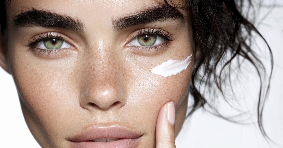 Moisturizer on dewy skin, barrier repair facials at Lemon & Honey Day Spa, City of Orange, CA