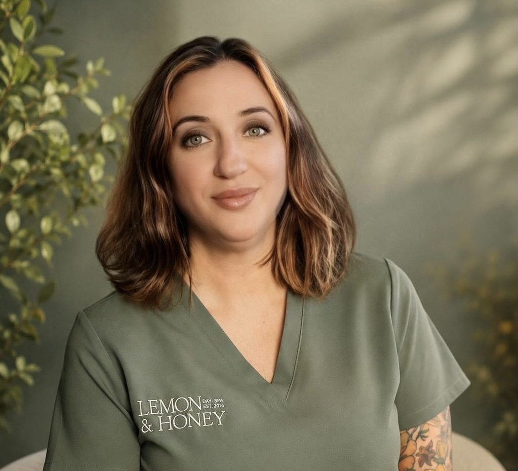 Lemon & Honey Day Spa esthetician in the City of Orange, CA, who builds custom anti-aging facial series for Orange County clients