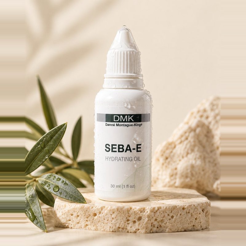 DMK Seba-E Hydrating Oil 30 ml, available at Lemon & Honey Day Spa in the City of Orange, CA