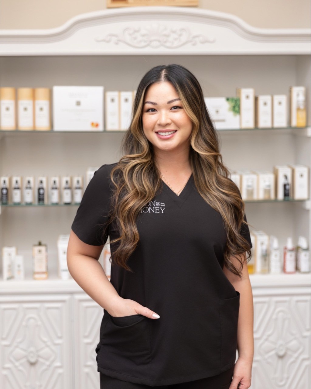 Justine Nguyen, Brow, Lash & Body Contouring Specialist at Lemon & Honey Day Spa in the City of Orange, CA