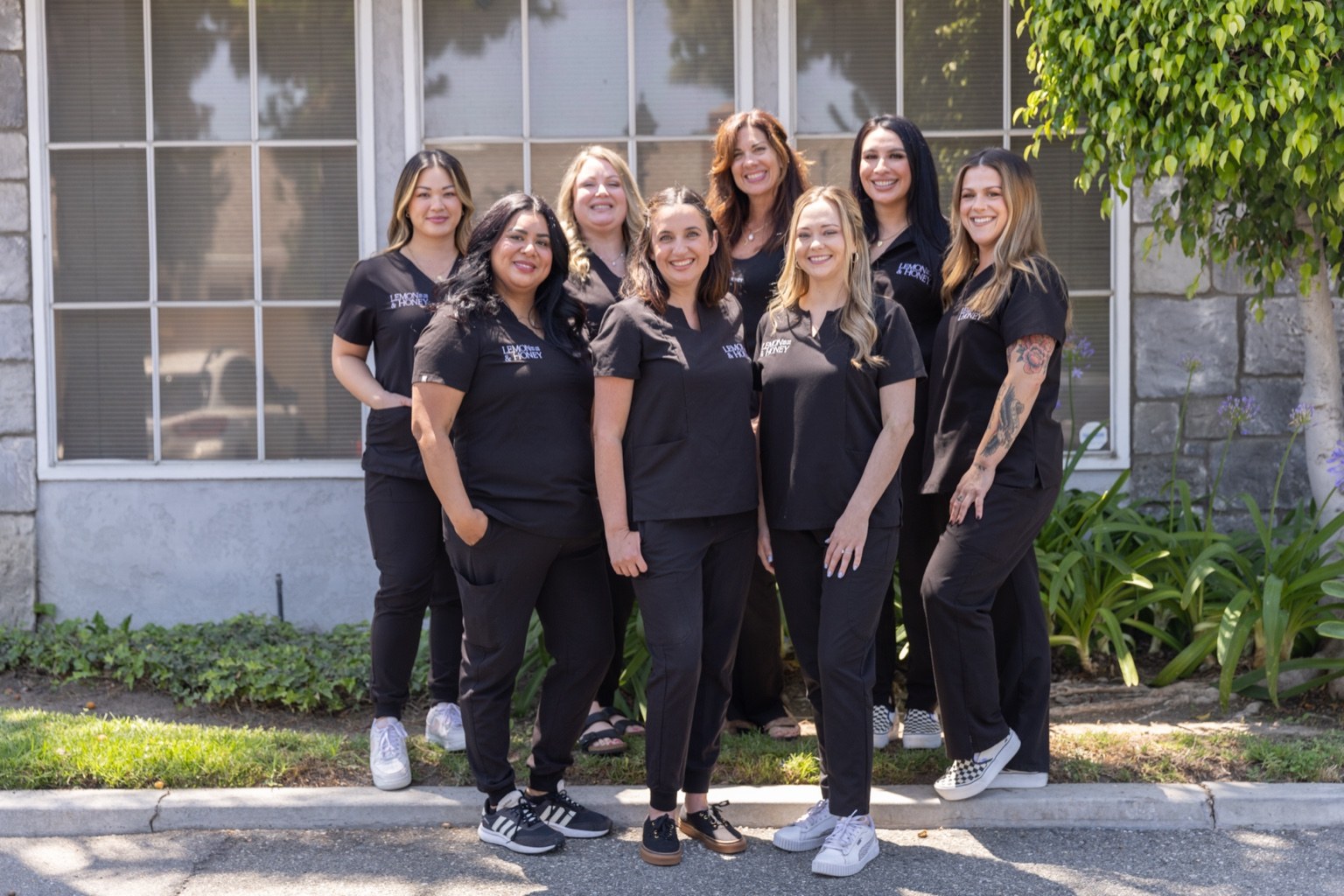 The Lemon & Honey Day Spa team of estheticians in the City of Orange, CA