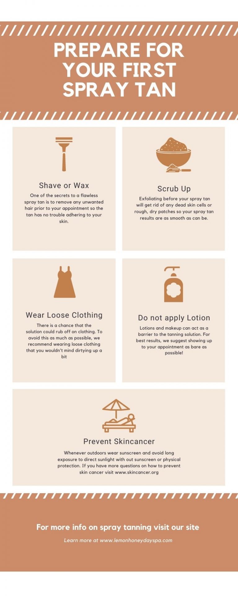 4 things to know before spray tan